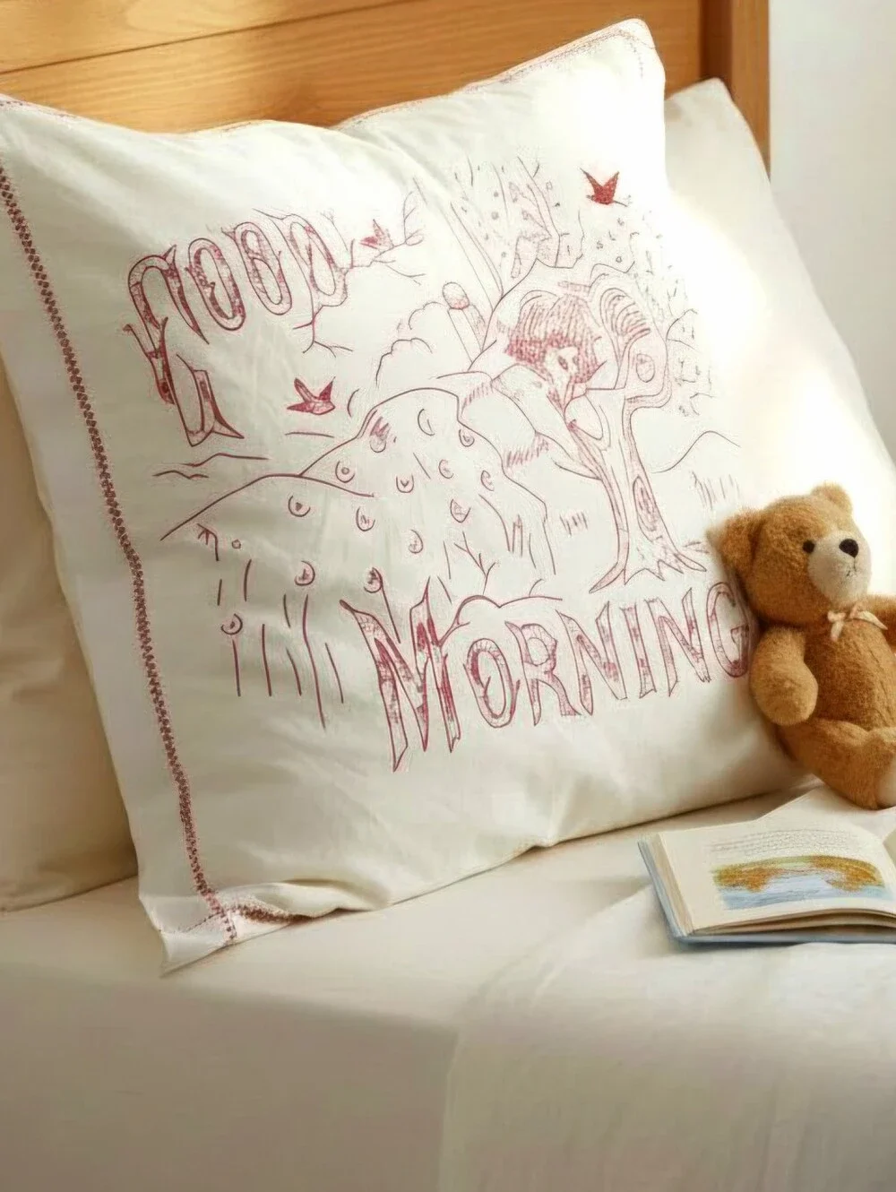 Large Vintage Children's Pillow 